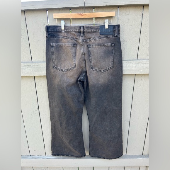 BDG Slacker Fit Jeans Urban Outfitters Wide Leg Dark Wash Size 32 - Picture 10 of 11